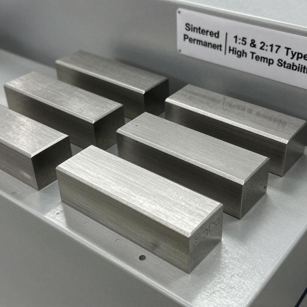Sintered Samarium-Cobalt (SmCo) Permanent Magnets | 1:5 & 2:17 Type High Temp Stability